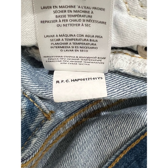 NEW RE/DONE 90's Low Slung Denim Shorts Size 30 - Picture 10 of 10